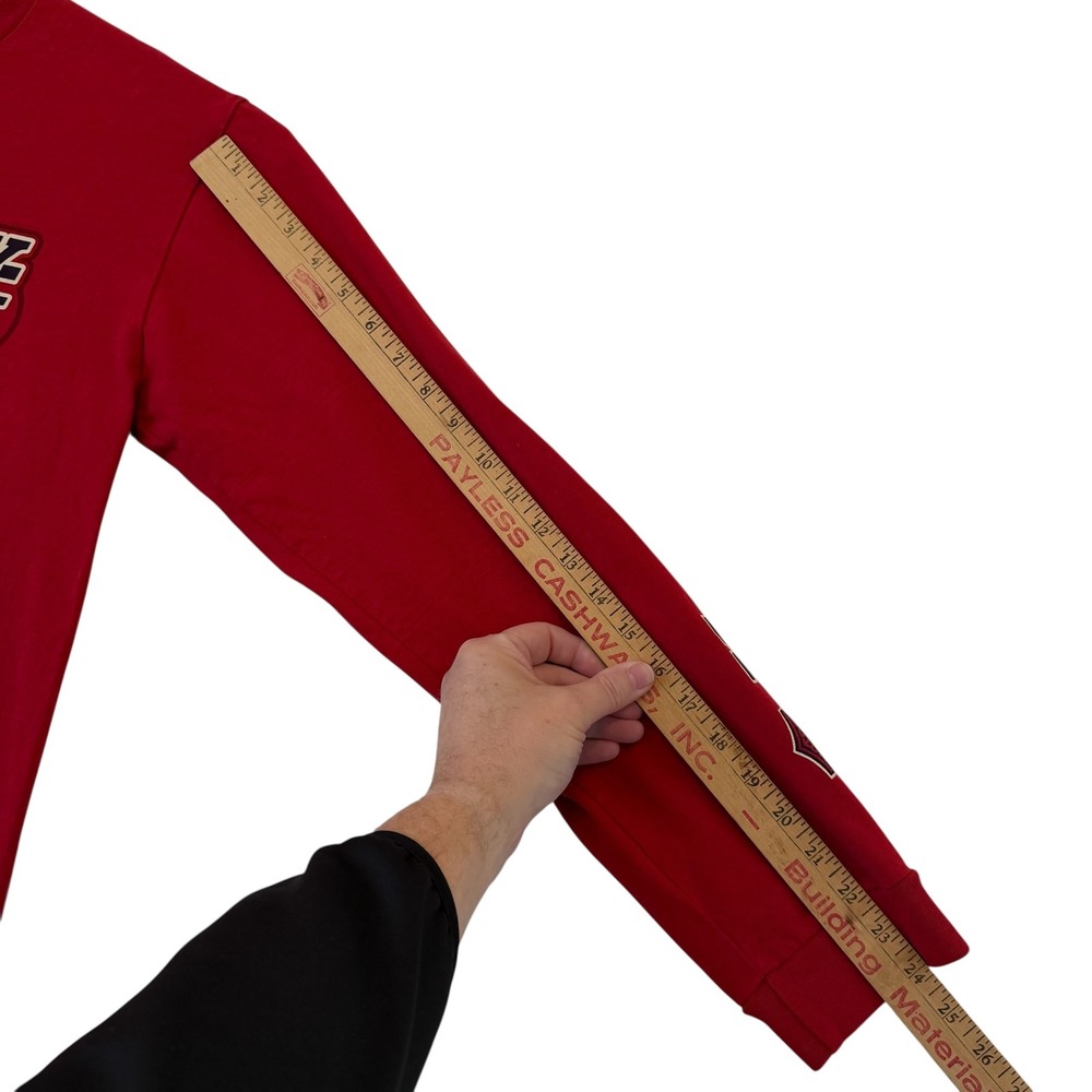 Harley Davidson Hollywood California Red Long Sleeve Hit Graphic T-Shirt M USA - Picture 11 of 11